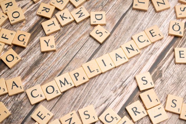 scrabble letters, word compliance